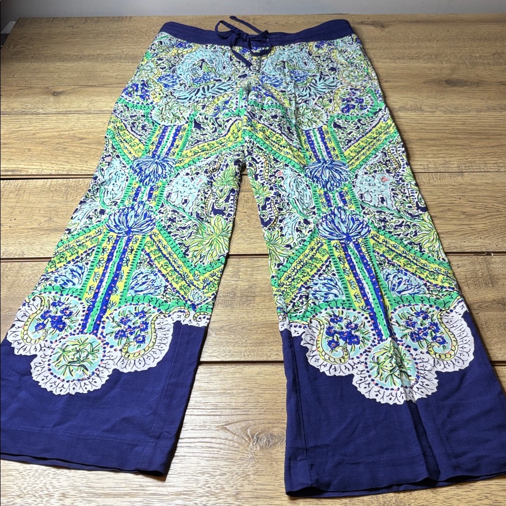 Women’s Lilly Pulitzer Philippa Wide Leg Pants Size Small